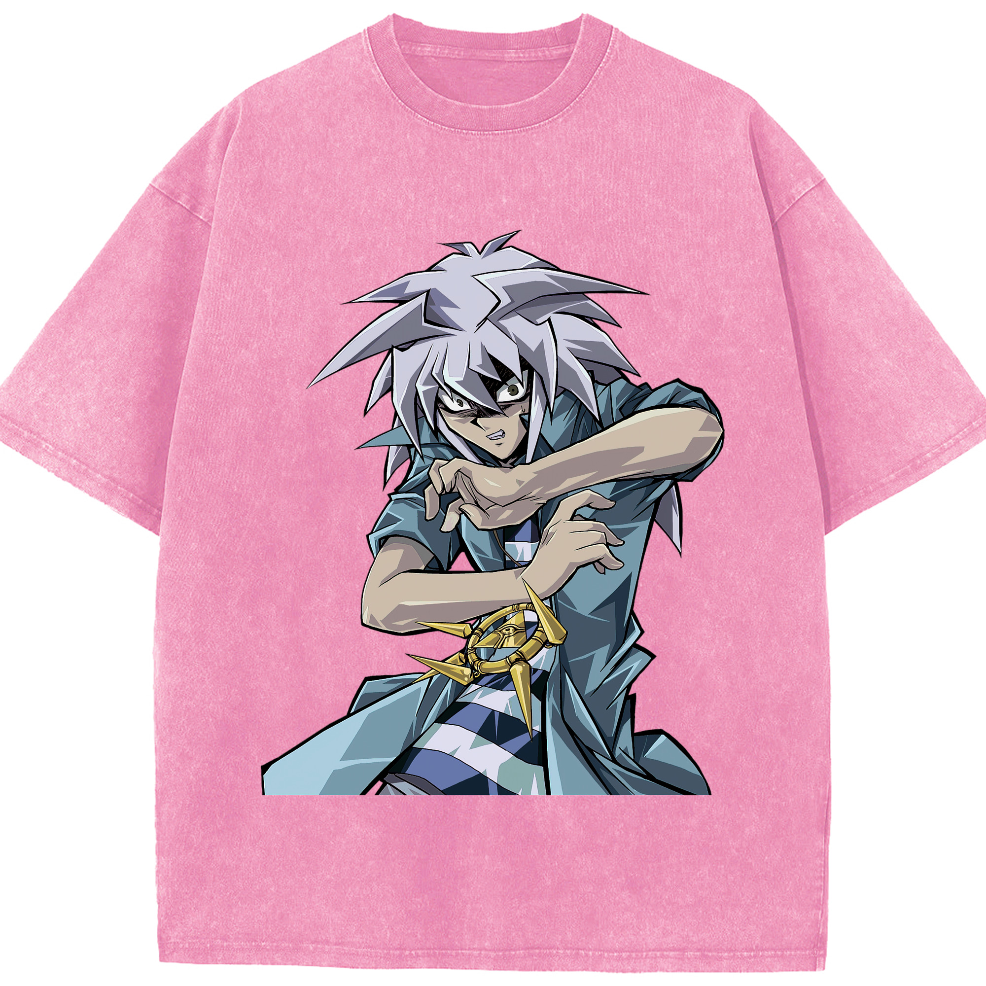 （画像用） 遊☆戯☆王 Yu-Gi-Oh! 綿100% ヴィンテージ風 半袖Tシャツ（フロントプリント）